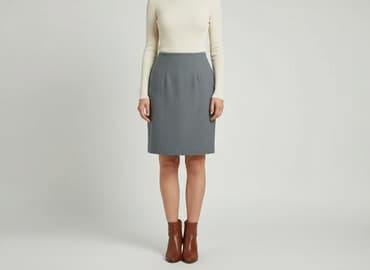 plisowane spódnice szara: Spódnica damska, rozmiar M — 6