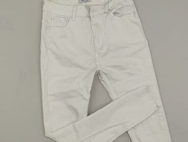woskowane legginsy z wysokim stanem zara: Material trousers for women, size S (EU 36) — 1