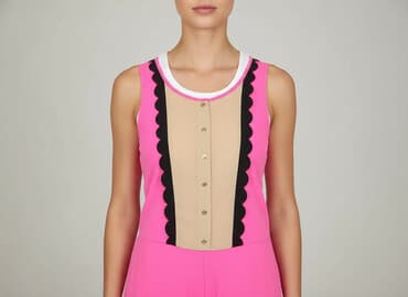 kombinezon brokatowy damski: Kombinezon damski, rozmiar S — 5