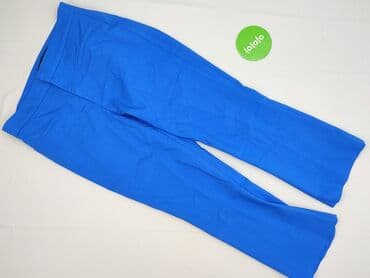 srebrne legginsy: Zara, Spodnie materiałowe damskie, L — 2