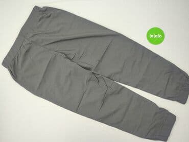 joggery damskie plus size: Material trousers for women, size XL — 4