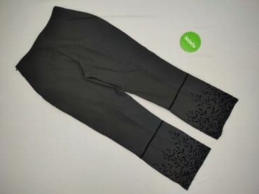 spodnie serduszka by o la la czarne: Spodnie materiałowe damskie, rozmiar S — 3