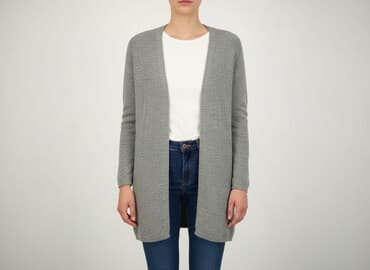 długi sweter sukienki: Kardigan damski, rozmiar One size — 5