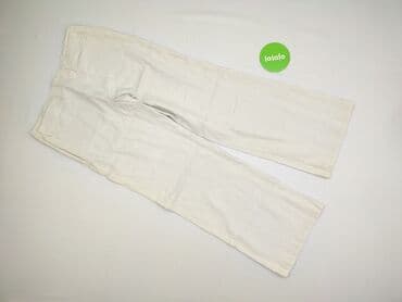 unisono spodnie lniane: Spodnie materiałowe damskie, rozmiar L — 3