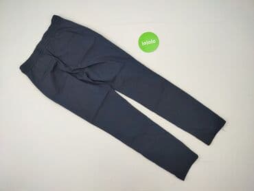 granatowe chinosy damskie: Zara, Spodnie materiałowe damskie, rozmiar S — 3