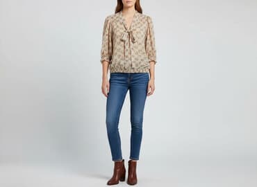 zara bluzki jedwabne: Zara, Bluzka damska, rozmiar S — 6