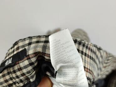 spodnie czerwone w kratę h m: H&M, Material trousers for women, size XS — 6