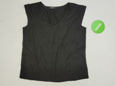 czarne t shirty damskie w serek: Tom Rose, T-shirt damski, rozmiar M — 2