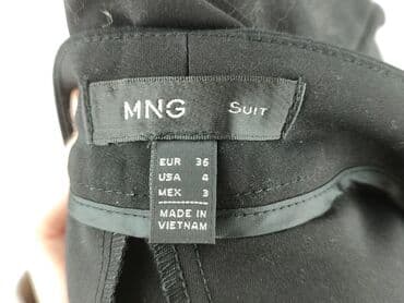 spodnie wrangler czarne: MNG Suit, Spodnie materiałowe damskie, rozmiar S — 4