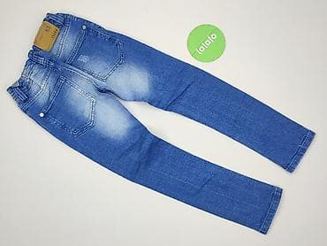 mnml spodnie: Spodnie jeansowe, Next, 7 lat, 116/122, stan - Idealny — 3