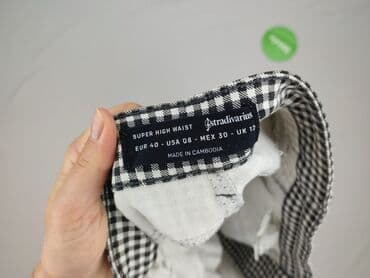 spodnie jeansowe damskie stradivarius: Stradivarius, Spodnie materiałowe damskie, rozmiar L — 4