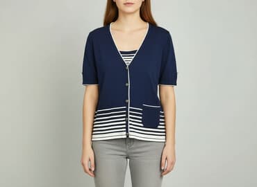 sweter do eleganckiej sukienki: Kardigan damski, rozmiar L — 7