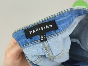 spódniczka dżinsowe z wysokim stanem: Parisian Collection, Spódnica damska, rozmiar S — 4