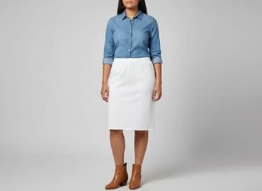 spódnice dla pań puszystych: Spódnica damska, rozmiar 3XL — 1