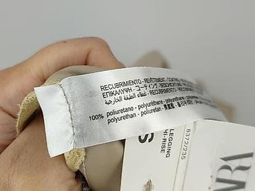 modne rzeczy: Zara, Legginsy Ze skóry ekologicznej damskie, rozmiar S — 6