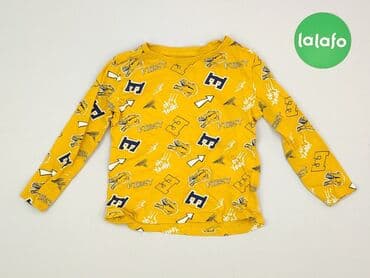 koszulka z napisami: Blouse, Sinsay, 2-3 years, 92-98 cm, condition - Very good — 2