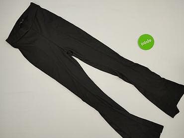 czarne cargo pull and bear: PrettyLittleThing, Spodnie materiałowe damskie, rozmiar L — 2