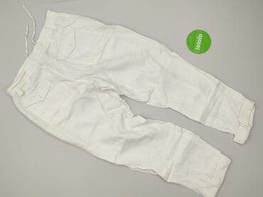 spódnico spodnie lniane: Spodnie materiałowe damskie, rozmiar M — 4