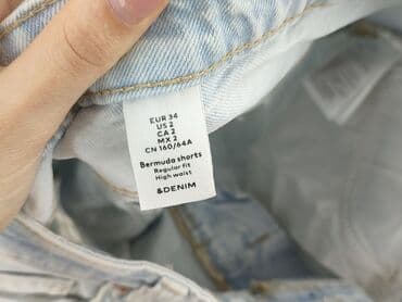 białe spodenki damskie hm: H&M, Szorty damskie, rozmiar XS — 5