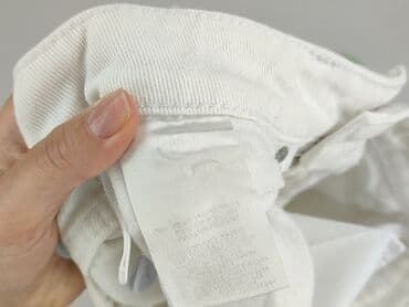 krótkie spodenki z wysokim stanem poszarpane: Szorty damskie, rozmiar M — 4