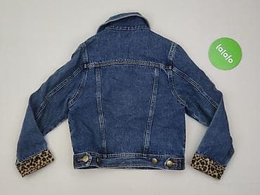 bluza hello kitty cropp: Dziecięca kurtka jeansowa, 8 lat, 122-128 cm, stan - Bardzo dobry — 3
