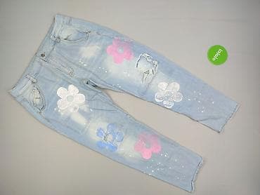 balloon jeans: Jeansy damskie, rozmiar L — 2