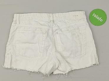 massimo dutti biale spodnie: H&M, Szorty damskie, rozmiar M — 3