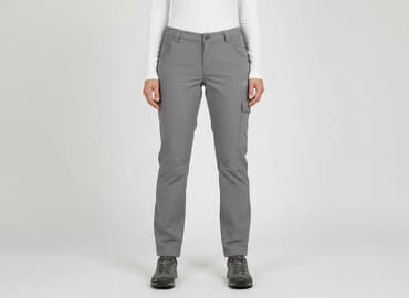 damskie szorty trekkingowe: Mountain Warehouse, Spodnie materiałowe damskie, rozmiar M — 6