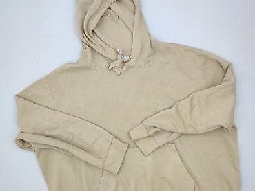 brąz: H&M Basic, Bluza z kapturem damska, rozmiar XL — 1
