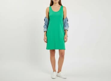 reserved sukienka butelkowa zieleń: Sukienka damska, rozmiar S — 5