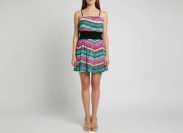 zygzak sukienki: Sukienka damska, rozmiar S — 1