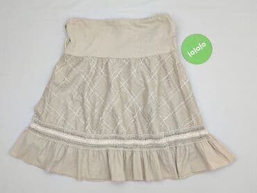 spódnice długie beżowa: Spódnica damska, rozmiar L — 3