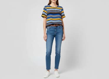 bluzka w paski pepco: Dorothy Perkins, Bluzka damska, rozmiar S — 6