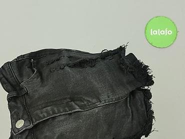 kurtka jeansowa patchwork: Szorty damskie, rozmiar L — 6