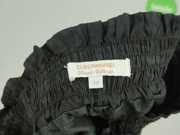 hm krótkie spodenki czarne: Clockhouse, Szorty damskie, rozmiar XS — 4