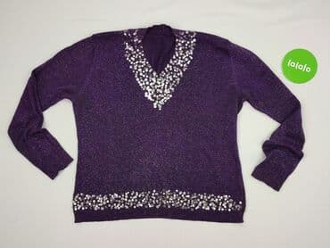 ubrania z brokatem: Women`s sweater, size One size — 3