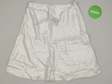 biała spódnice midi: Spódnica damska, rozmiar M — 2