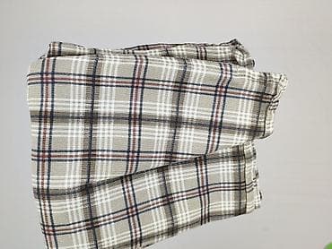 materiał polar: Komin/szalik typu buff w kratę – unisex - Kolorystyka: beż, biel — 4