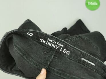 legginsy woskowane wysoki stan: Clockhouse, Jeansy damskie, rozmiar XL — 4