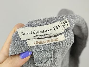 lniane: F&F, Spodnie materiałowe damskie, rozmiar L — 4