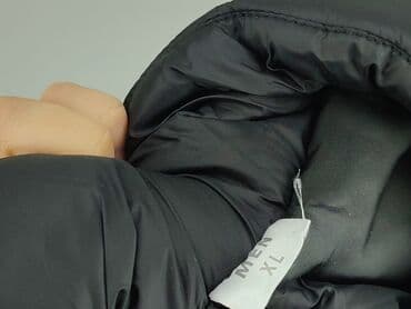 Ubrania męskie: Męska kamizelka pikowana typu puffer, rozmiar XL - Kolor: czarny - — 4