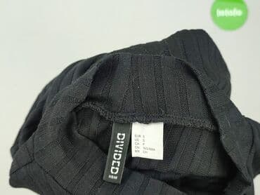 sukienka z prążkowanej dzianiny h: H&M, T-shirt damski, rozmiar S — 4