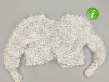 sweter z transparentnymi rękawami: Kardigan damski, L — 3