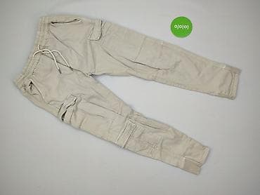 czarne cargo pull and bear: FSBN, Spodnie dla mężczyzn, rozmiar S — 2