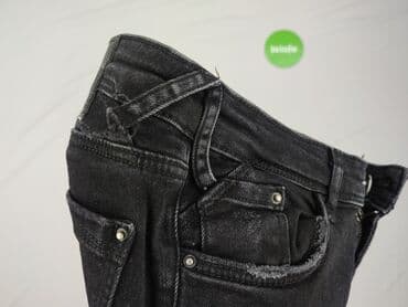 zara spodnie czarne szerokie: Zara, Jeansy damskie, rozmiar S — 5