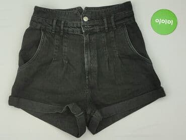 krótkie spodenki z wysokim stanem: Zara, Szorty damskie, rozmiar M — 2