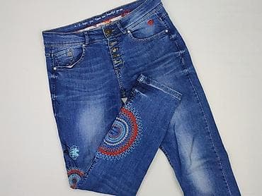 pull and bear jeansy push up: Desigual, Jeansy damskie, rozmiar S — 1