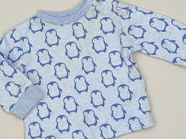 spodnie piżamowe hm: Bluzka, F&F, 1-3 m, stan - Idealny — 1