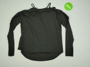 czarne t shirty w serek damskie: Bluzka damska, rozmiar XL — 3