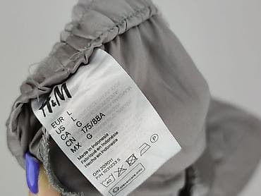 hm szare dresy: H&M, Spodnie materiałowe damskie, rozmiar L — 5